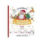 Livre enfant j'apprends à dessiner noël aux Éditions fleurus Livre enfant j'apprends à dessiner noël aux Éditions fleurus