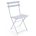 Lot de 2 chaises pliantes paradisio grises