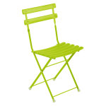 Lot de 2 chaises pliantes paradisio vert anis