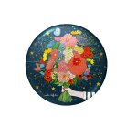 Magnet bouquet de fleurs cartesdart - 5, 6 x 5, 6 cm