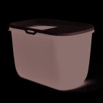 Maison de toilette gris savic hop in - 58, 5 x 39 x 39, 5 cm