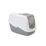 Maison de toilette nestor savic blanc / gris 56x39x38, 5 cm Maison de toilette nestor savic blanc / gris 56x39x38, 5 cm