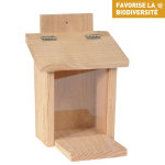 Mangeoire pour écureuil en bois coloris naturel Mangeoire pour écureuil en bois coloris naturel