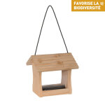 Mangeoire miam en bois 20x19x20 cm