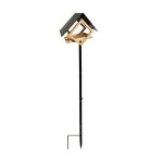 Mangeoire sur pied klotz en bois et métal 142 cm Mangeoire sur pied klotz en bois et métal 142 cm