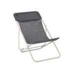 Maxi transat obsidian tube sable batyline?duo lafuma mobilier - 62 x 83 x 94 cm