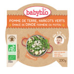 Menu du jour l�gumes dinde bio 230 g babybio