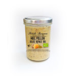 Miel crmeux avec pollen et gele royale bio en pot de 250 g