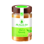 Miel et ginseng en pot en pot ma ruche bio - 250g Miel et ginseng en pot en pot ma ruche bio - 250g