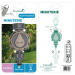 Minuterie d'arrosage 1 voie filetage 20 x 27 mm Minuterie d'arrosage 1 voie filetage 20 x 27 mm