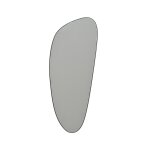 Miroir coloris noir en verre - 80 x 35 cm