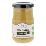 Moutarde au poivre vert bio en pot de 200 g