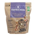 Muesli croustillant fruits et graines anciennes bio favrichon - 450 g
