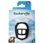 Muselière pour chien noire caoutchouc thermoplastique baskerville ultra taille 3 Muselière pour chien noire caoutchouc thermoplastique baskerville ultra taille 3