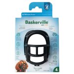 Muselière pour chien noire caoutchouc thermoplastique baskerville ultra taille 4 Muselière pour chien noire caoutchouc thermoplastique baskerville ultra taille 4