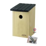 Nichoir chez lulu pour mésanges bleues en bois - 15 x 13 x 23 cm Nichoir chez lulu pour mésanges bleues en bois - 15 x 13 x 23 cm