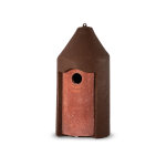 Nichoir pour mésanges charbonnières ou moineaux friquets en béton de bois coloris mar Nichoir pour mésanges charbonnières ou moineaux friquets en béton de bois coloris mar