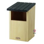 Nichoir ouvert chez robin coloris beige en bois fabrication franaise