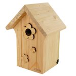 Nichoir le poupon pour mésanges bleues en bois 19 x 16 x 26 cm Nichoir le poupon pour mésanges bleues en bois 19 x 16 x 26 cm
