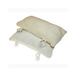 Oreiller de bain coton - ponge 37x18 cm