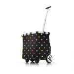 Panier carrycruiser noir  pois h 47, 5 cm