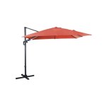 Parasol dport orientable orange 300 x 300 cm