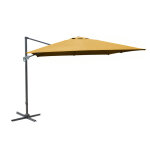 Parasol déporté rotating orientable en aluminium et toile polyester jaune curry - Ø 3 Parasol déporté rotating orientable en aluminium et toile polyester jaune curry - Ø 3