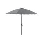 Parasol pagode � manivelle couleur cendre - � 3 m