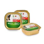 Pte bio pour chien au b?uf en barquette de 150 g