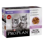 Pte pour chat junior  la dinde pro plan 10 x 85 g
