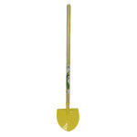 Pelle ronde en mtal jaune pour enfant 65 cm