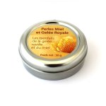 Perles miel et gele royale. la bote mtal de 50 g
