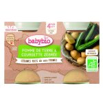 Petits pots pour bb ds 4 mois pomme de terres et courgette zbre babybio lgumes
