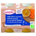 Petits pots pour bb ds 8 mois mas, patate douce et quinoa avec des morceaux babyb
