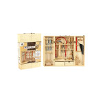 Petite armoire tabli en bois avec outils 26x40x8, 5 cm