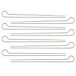Pics  brochettes en inox 33 cm