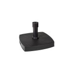 Pied de parasol  roulettes de 30 kg coloris anthracite