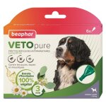 Pipettes antiparasitaires pour le chien de grande taille coloris blanc vetopure beaph