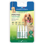 Pipettes antiparasitaires répulsives pour chien x4 Pipettes antiparasitaires répulsives pour chien x4