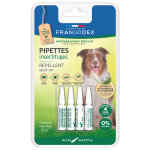 Pipettes antiparasitaires répulsives pour grand chien x4 Pipettes antiparasitaires répulsives pour grand chien x4