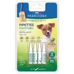 Pipettes antiparasitaires répulsives pour petit chien x4 Pipettes antiparasitaires répulsives pour petit chien x4