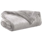 Plaid coloris perle en polyester tender winkler 150 x 200 cm