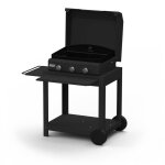 Plancha en acier et fonte émaillée noire le marquier amalia 360 black édition Plancha en acier et fonte émaillée noire le marquier amalia 360 black édition