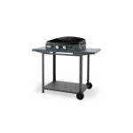 Plancha sur chariot mana ardoise - exclusivite botanic -