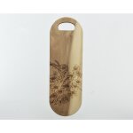Planche  dcouper coloris marron en bois d'acacia - 48 x 16 x 1, 5 cm