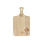 Planche  dcouper trfle coloris marron en bois de manguier - 38 x 22 cm