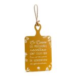 Plaque de cuisine en bois mdf - 17 x 30 cm