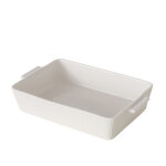 Plat  four henner coloris blanc en cramique - 30 cm