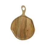 Plateau coloris marron en bois de manguier - 30 x 46 cm