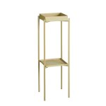 Porte - plantes dacia en m�tal vert clair edelman hollande - 21, 5 x 21, 5 x 68 cm